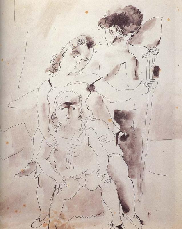 Jules Pascin Woman and lass oil painting image